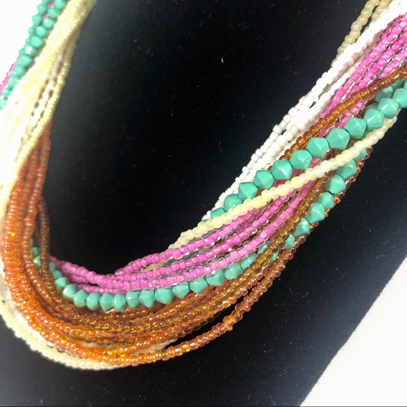 Colorful beads necklace - Picture 3 of 4